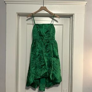 Emerald green Anthropologie bubble dress size 6